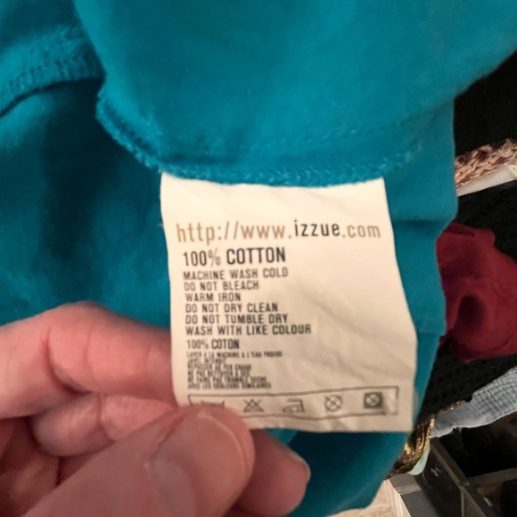 ~Izzue~ Teal Button-Up Shirt - Picture 7 of 7